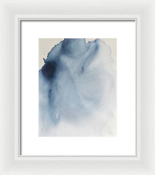 Transparency, Indigo - Framed Print