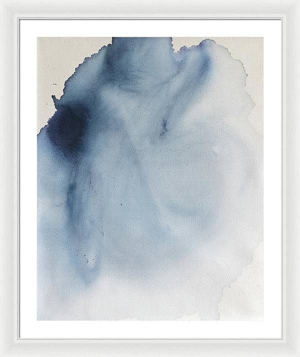 Transparency, Indigo - Framed Print