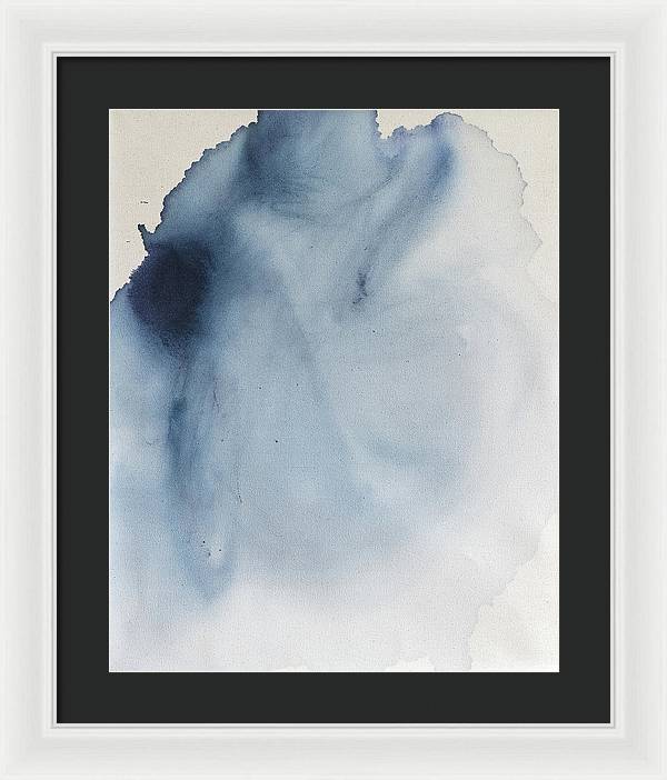 Transparency, Indigo - Framed Print