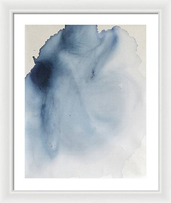 Transparency, Indigo - Framed Print