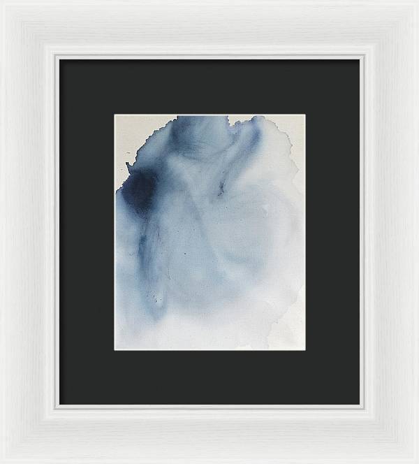 Transparency, Indigo - Framed Print