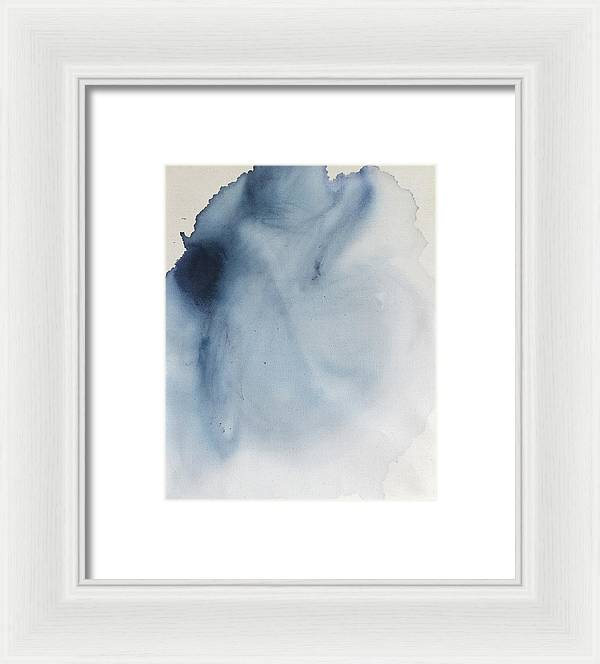 Transparency, Indigo - Framed Print