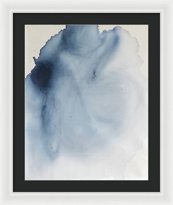 Transparency, Indigo - Framed Print