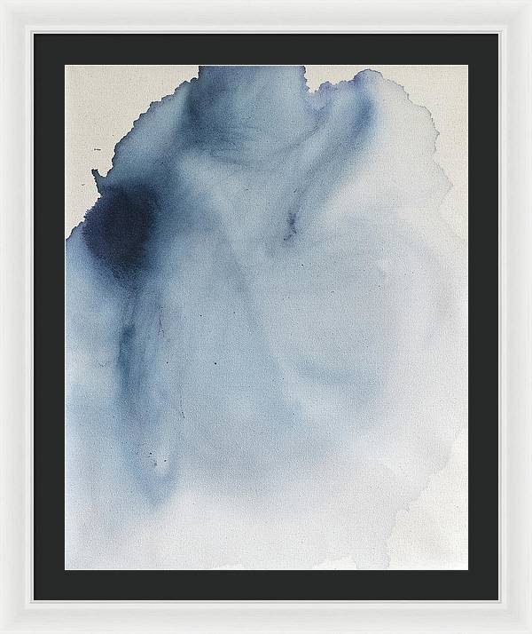 Transparency, Indigo - Framed Print