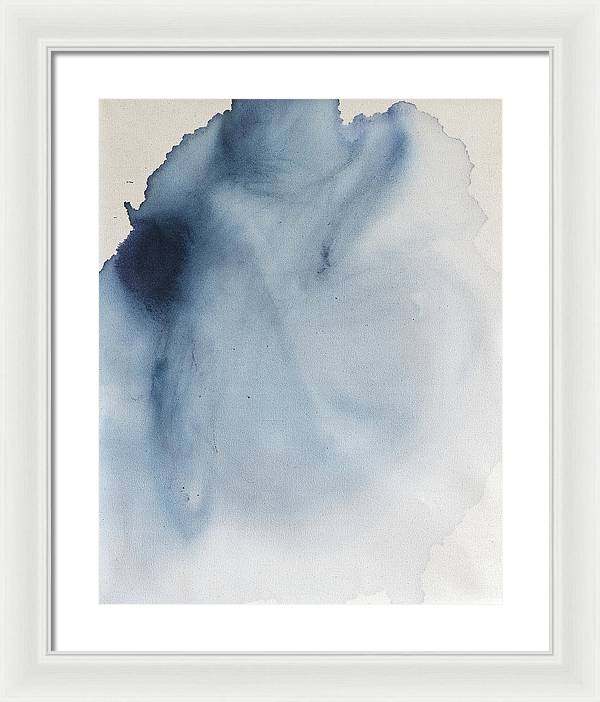 Transparency, Indigo - Framed Print